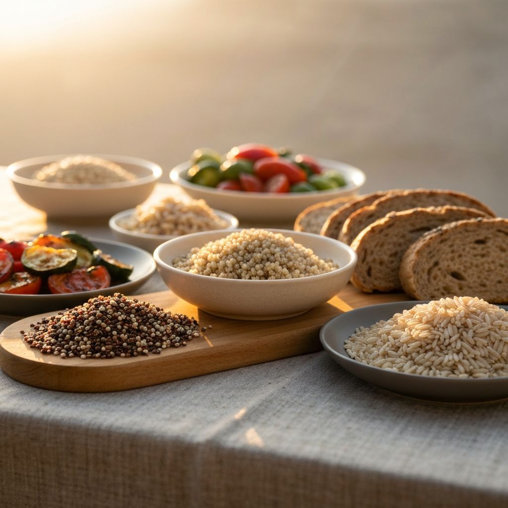 Whole grain and plant-based carbohydrates