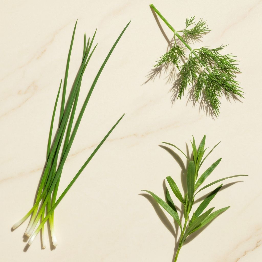 Curated selection of premium herbs demonstrating nutritional elements